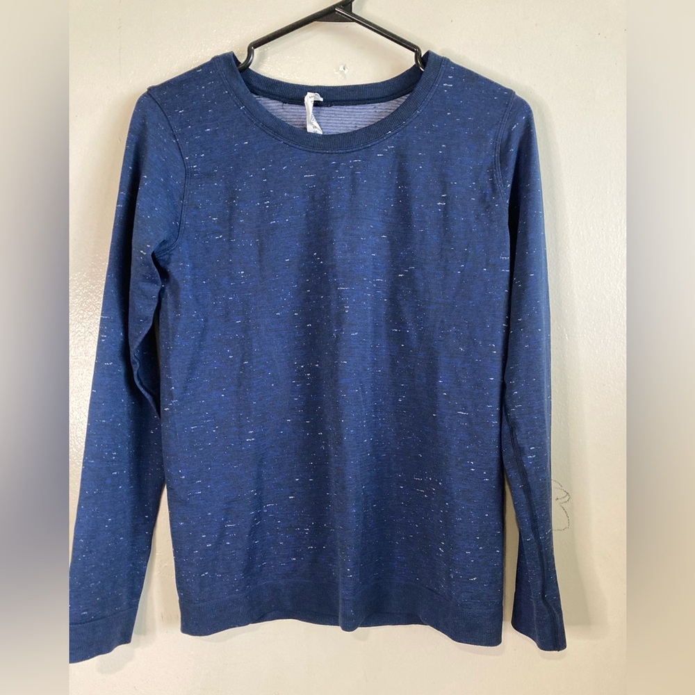 Lululemon Swiftly Relaxed Long Sleeve 2.0 Cosmic Shift Hyper Blue/Black - Picture 5 of 9
